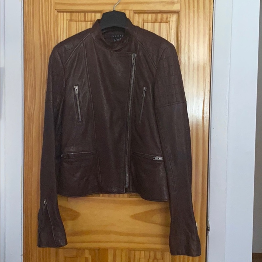 Theory soft leather jacket